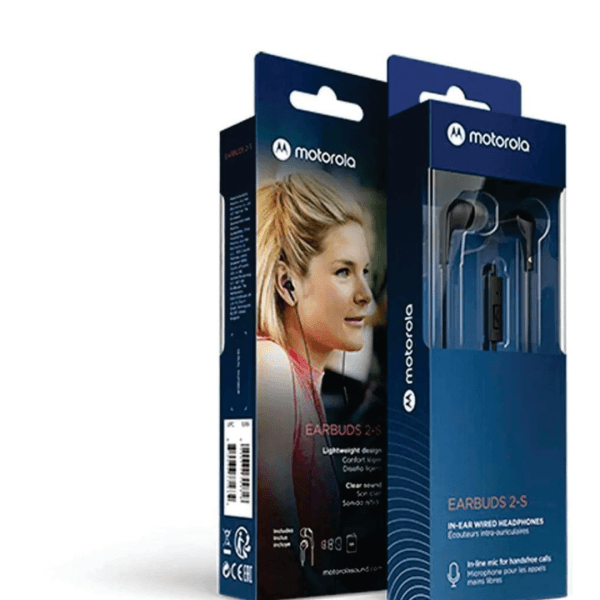 Motorola, Earbuds 2-S, Fone De Ouvido com Microfone, Preto - Imagem 4
