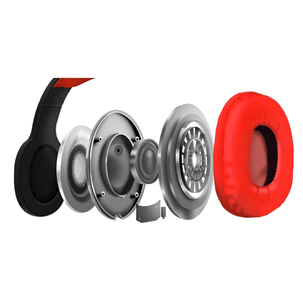 Headset Bluetooth Elg Áudio P2 3 - Preto/Vermelho - Epb-Ms1Rd - Imagem 3