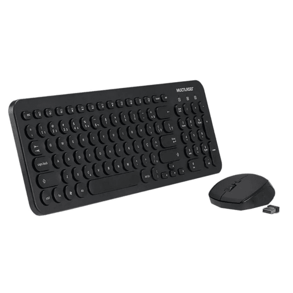 Kit Teclado e Mouse Sem Fio Multilaser TC231 Preto - Imagem 2