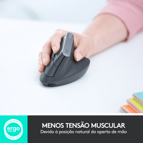 MOUSE ERGONÔMICO LOGITECH MX VERTICAL WIRELESS - Imagem 2