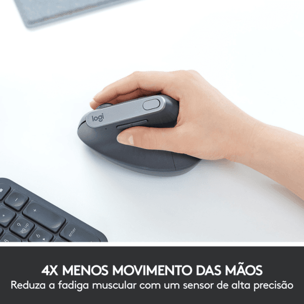 MOUSE ERGONÔMICO LOGITECH MX VERTICAL WIRELESS - Imagem 6