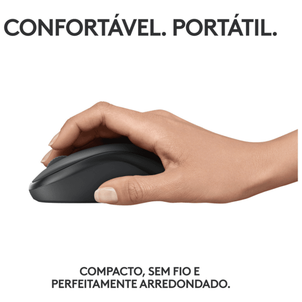 Mouse Sem Fio Logitech M240 Bluetooth Grafite - Imagem 4