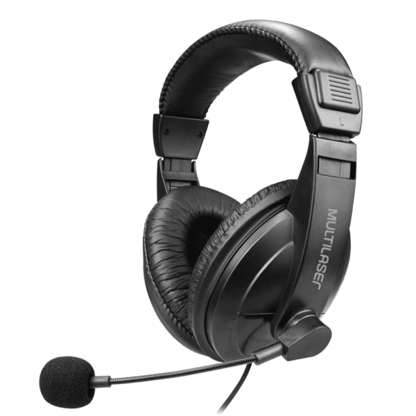 Headset Giant Conexão P2 Cabo de 190cm Cancelamento de Ruído, Driver 40mm Preto - PH049 - Imagem 2