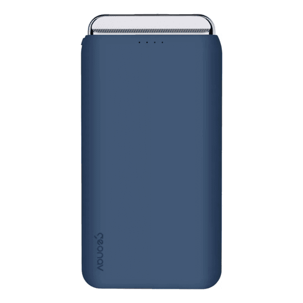 Geonav Power Bank, Universal 12.000 mAh, 2 Saídas USB + 1 Saída USB-C, Azul Marinho - Imagem 2