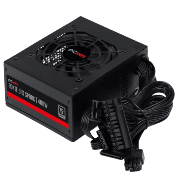 Fonte PCYES Spark 400W, 75+ Eficiência, PFC Ativo, PXSP400WPT - Imagem 2