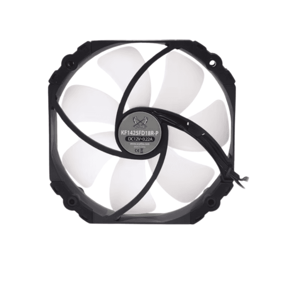 Ventoinha Scythe KazeFlex 140 RGB PWM 1800RPM, KF1425FD18R-P - Imagem 6