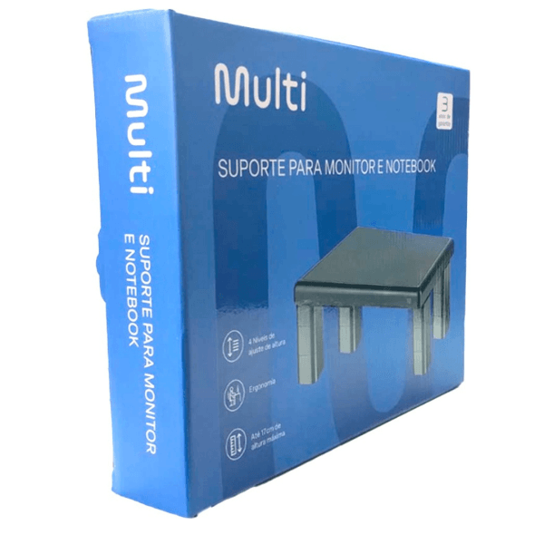 Suporte Ergonômico para Monitor Quadrado 4 Níveis de Altura - AC125 - Imagem 4