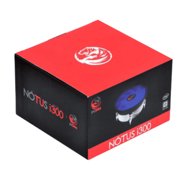 Air Cooler PCYes Nótus I300  LED Azul Intel 120mm Preto - PAC120PRLA - Imagem 8