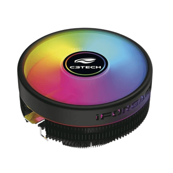Cooler Fan C3Tech Gaming FC-L50RGB para Processador CPU AMD e Intel RGB - Imagem 2