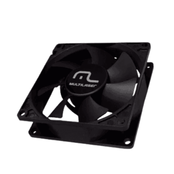 Cooler FAN Multilaser Sleeve Bearing 80x80mm - GA044 - Imagem 3