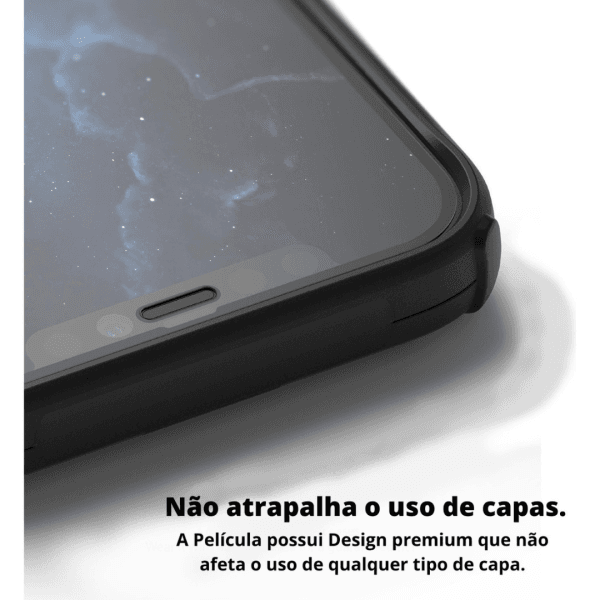 Película Protetora HD Tempered Glass com Aplicador Huang para Iphone - Imagem 2