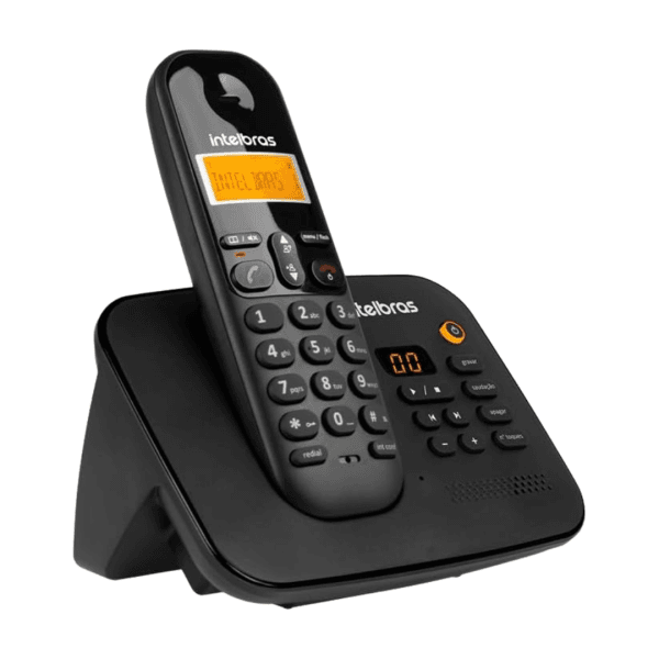 Telefone Sem Fio Digital Com Secretária Eletrônica TS 3130 Preto Intelbras - Imagem 2