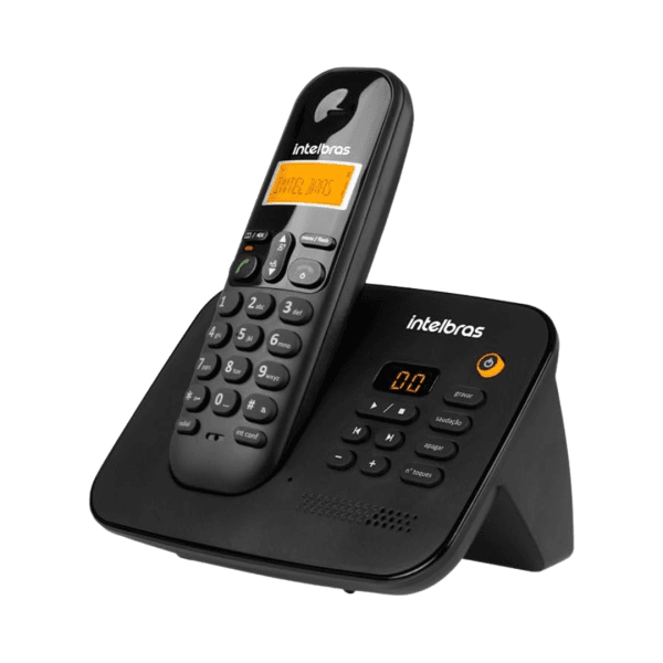 Telefone Sem Fio Digital Com Secretária Eletrônica TS 3130 Preto Intelbras - Imagem 3