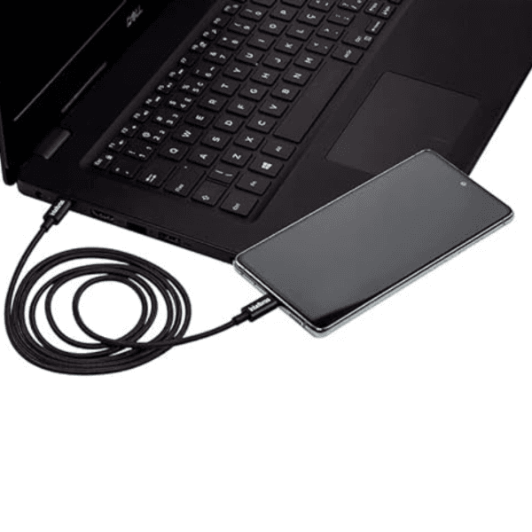 INTELBRAS Cabo USB-C 1, 5m Nylon EUCC 15NP Preto - Imagem 5