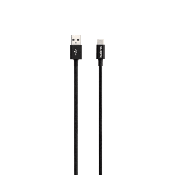 INTELBRAS Cabo USB-C 1,5m Nylon EUAC 15NP Preto - Imagem 3