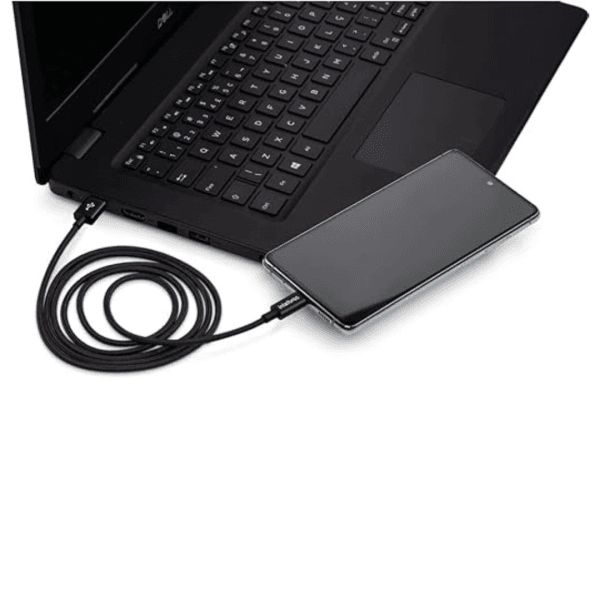 INTELBRAS Cabo USB-C 1,5m Nylon EUAC 15NP Preto - Imagem 5