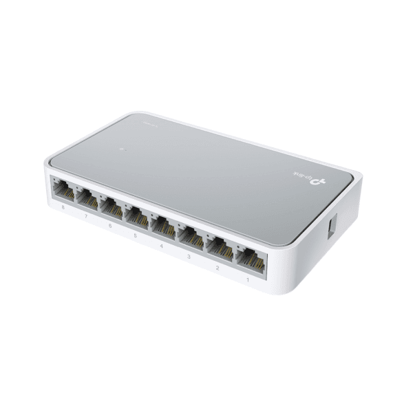Switch TP-LINK TL-SF1008D 8 Portas - Cinza - Imagem 4