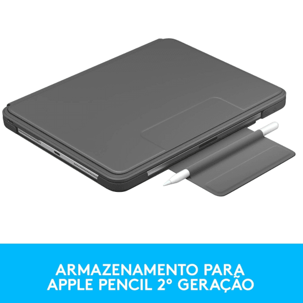 Capa, Teclado Logitech Slim Folio Pro para iPad Pro 11" (1ª, 2ª, 3ª e 4ª Gerações) Bluetooth LE - Imagem 5