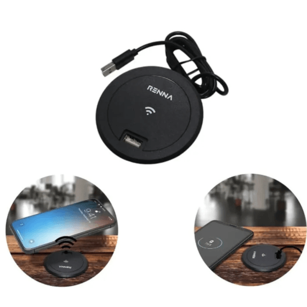 Carregador Wireless de Embutir 5W RENNA - Imagem 3