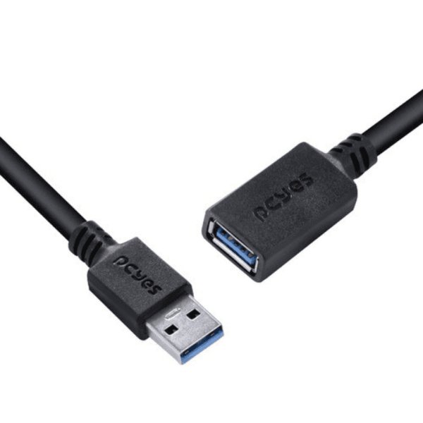 CABO EXTENSOR USB A 3.0 MACHO PARA USB A 3.0 FÊMEA  PURO COBRE 1 METRO - PCYES - Imagem 2