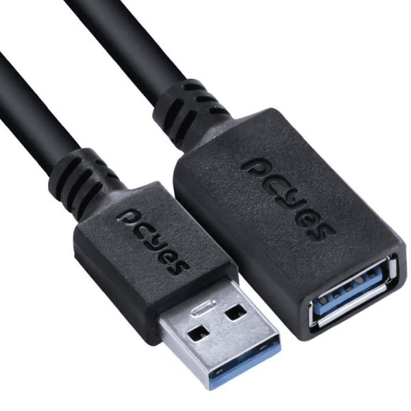CABO EXTENSOR USB A 3.0 MACHO PARA USB A 3.0 FÊMEA  PURO COBRE 1 METRO - PCYES - Imagem 3