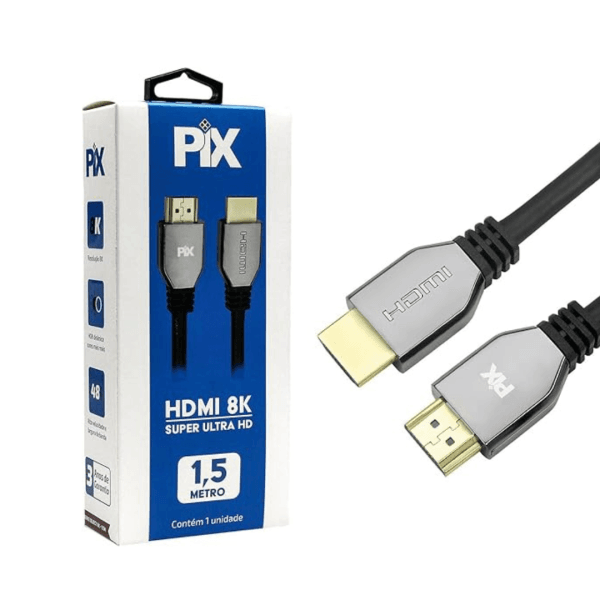 Pix Cabo Hdmi Gold 2.1-8K Hd, Pix, Hdmi 2.1 - Imagem 5