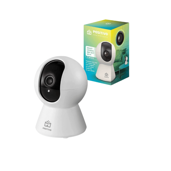 Smart Câmera Bot Wi-Fi 360° Positivo Casa Inteligente 2ª Geração, 1080p Full HD, 15 FPS - Imagem 5