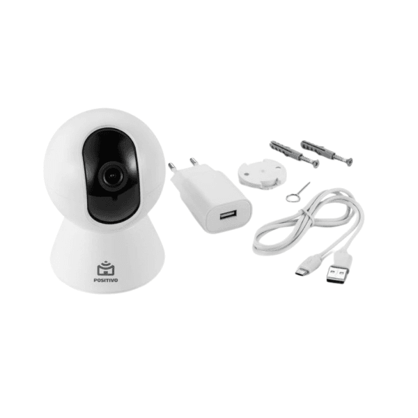Smart Câmera Bot Wi-Fi 360° Positivo Casa Inteligente 2ª Geração, 1080p Full HD, 15 FPS - Imagem 6