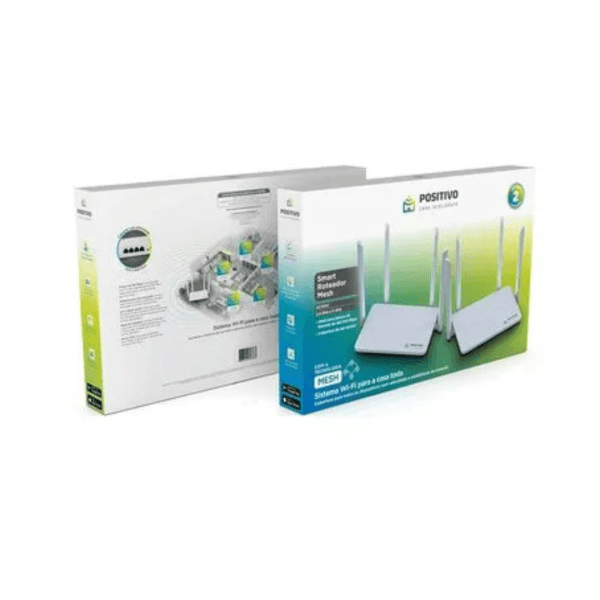 Smart Roteador Mesh Gigabit, Positivo Casa Inteligente, Wi-Fi, Cobertura até 200 m² - Imagem 4