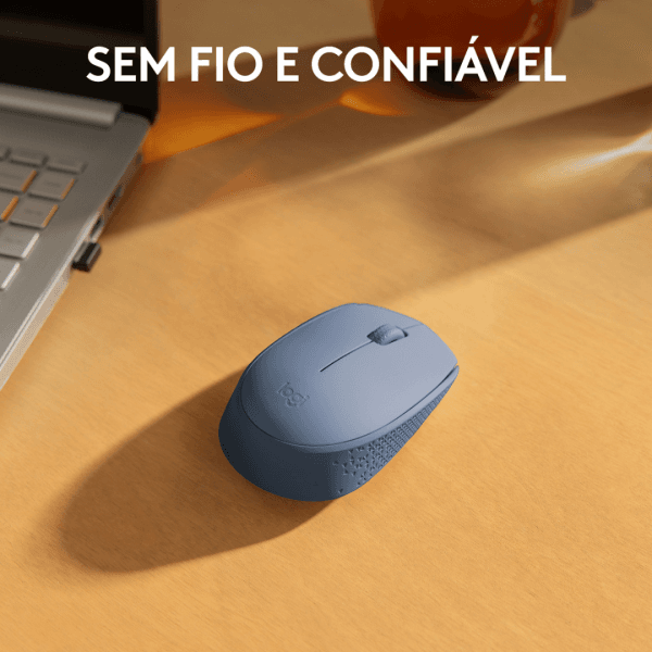 Mouse Logitech M170, Sem Fio, Azul Claro, 910-006863 - Imagem 8