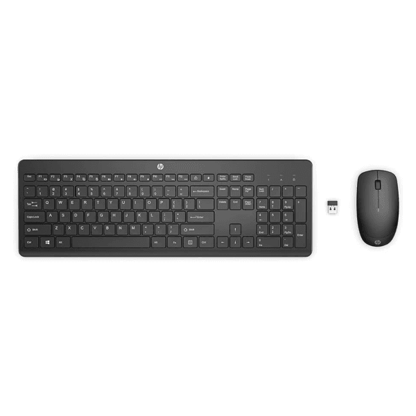 Teclado e mouse sem fio Hp 230, pretos