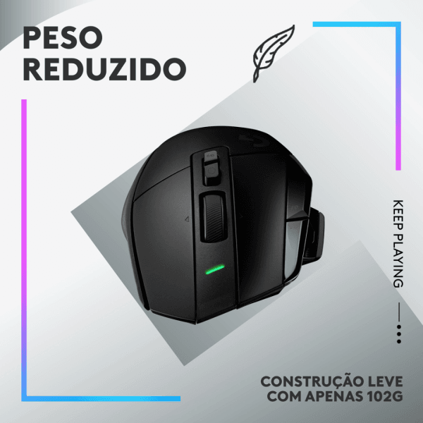 Mouse Gamer Logitech G502 X com Switch LIGHTFORCE - Imagem 7