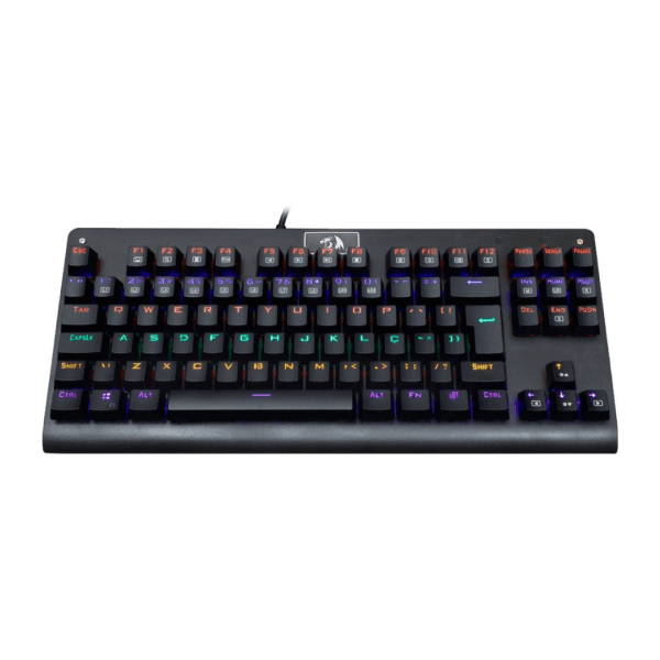 Teclado Mecanico Gamer Redragon Dark Avenger, Rainbow, ABNT2, Switch Black, K568R-PT-BLACK