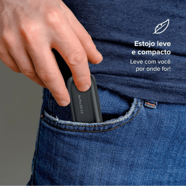 Fone De Ouvido Sem Fio Air Pro Go 2.0 I2go Até 20h Bateria Cor Preto - Imagem 7