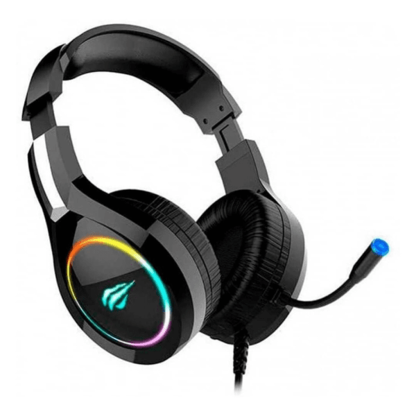 Havit HV-H2232d - Headphone, Gamer, Iluminação RGB, com Microfone, Falante de 50mm, Conector 3.5mm - Imagem 2