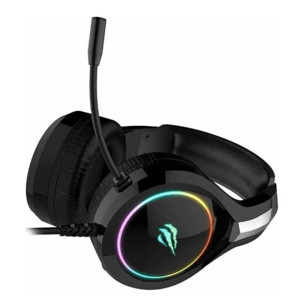 Havit HV-H2232d - Headphone, Gamer, Iluminação RGB, com Microfone, Falante de 50mm, Conector 3.5mm - Imagem 6