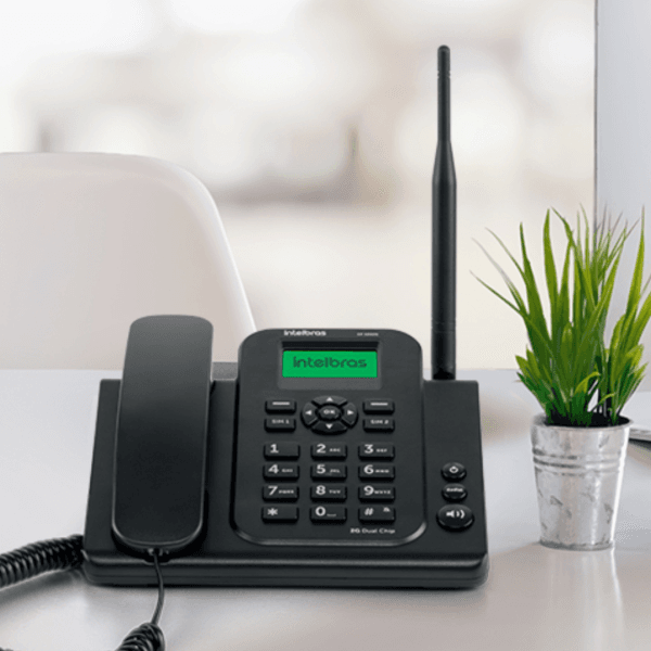 Telefone Celular Fixo GSM CF 4202N Preto Intelbras - Imagem 7