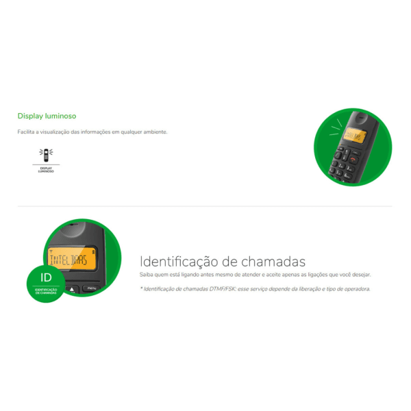Ramal Sem Fio Digital TS 2511 Preto Intelbras - Imagem 4