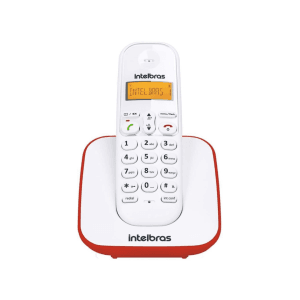 Telefone Sem Fio TS 7510 Branco/Vermelho Intelbras