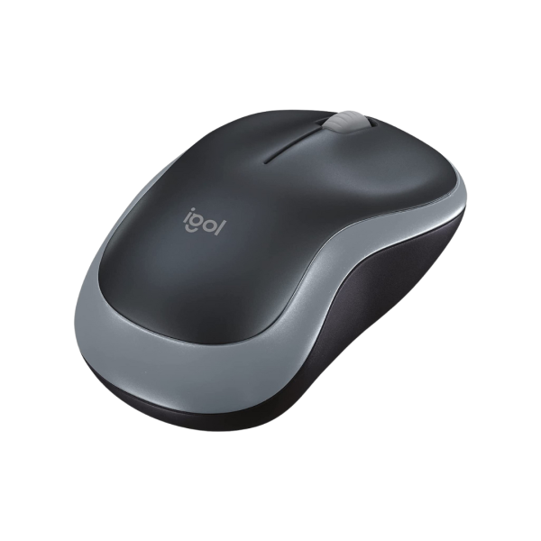 Mouse sem fio Logitech M185 2.4GHz com receptor USB Cinza - Imagem 4