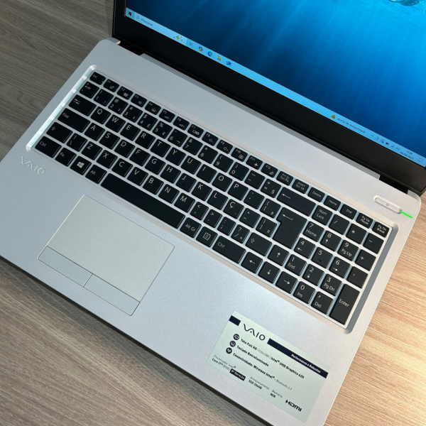 Notebook VAIO FIT 15S VJF155F11X-B5011W i7-7th - 8GB DDR4  256GB SSD - Imagem 2