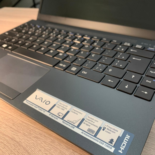 Outlet Notebook VAIO VJFE41F11X -B0511H i3-8th - 4GB DDR4  128GB SSD - Imagem 9