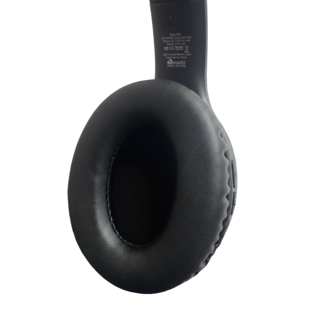 Headphone Bluetooth Bass 500 I2go Até 30h De Bateria Cor Preto - Imagem 4