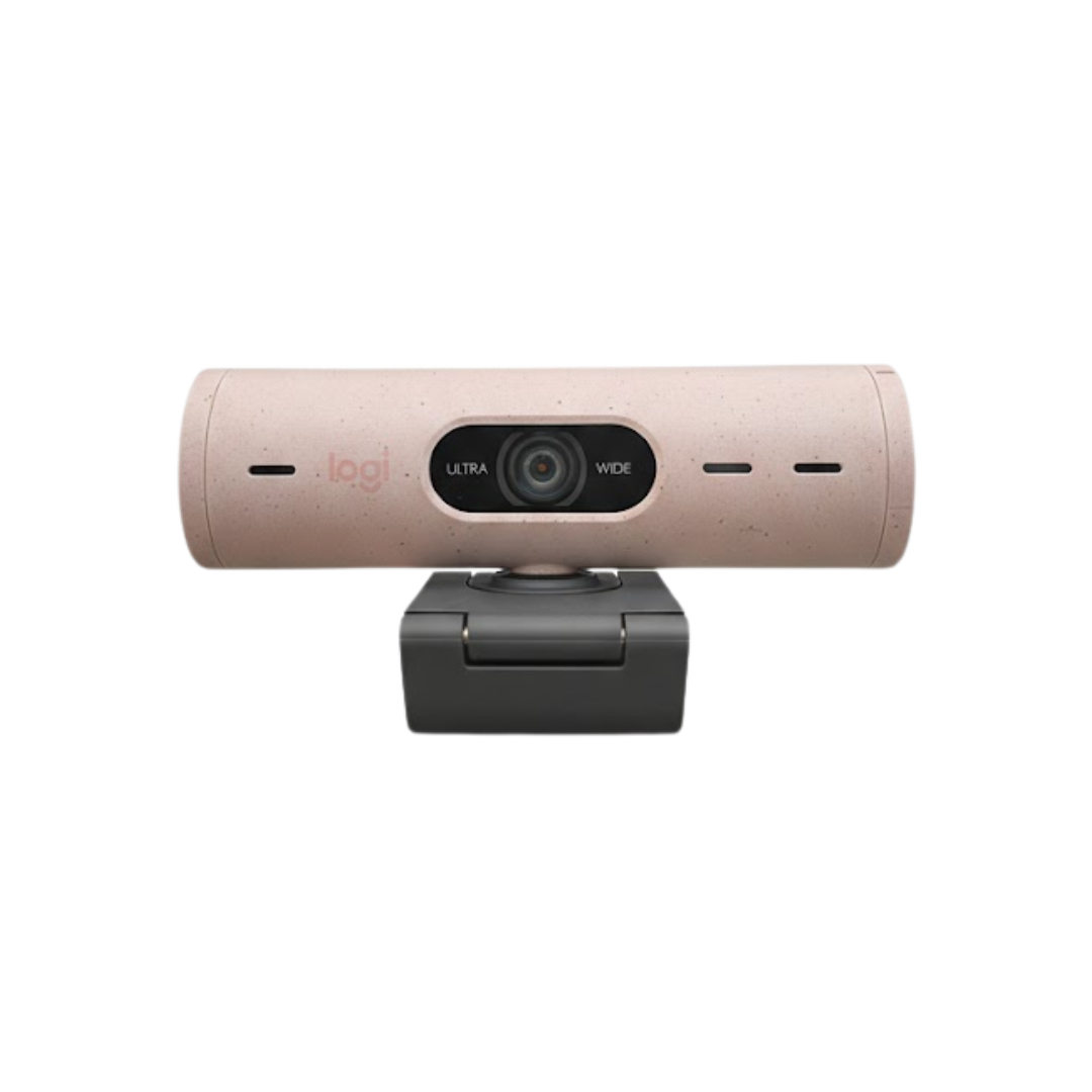Webcam Logitech Brio 500, FHD 1080p, USB-C, Rose, 960-001418 - Imagem 2