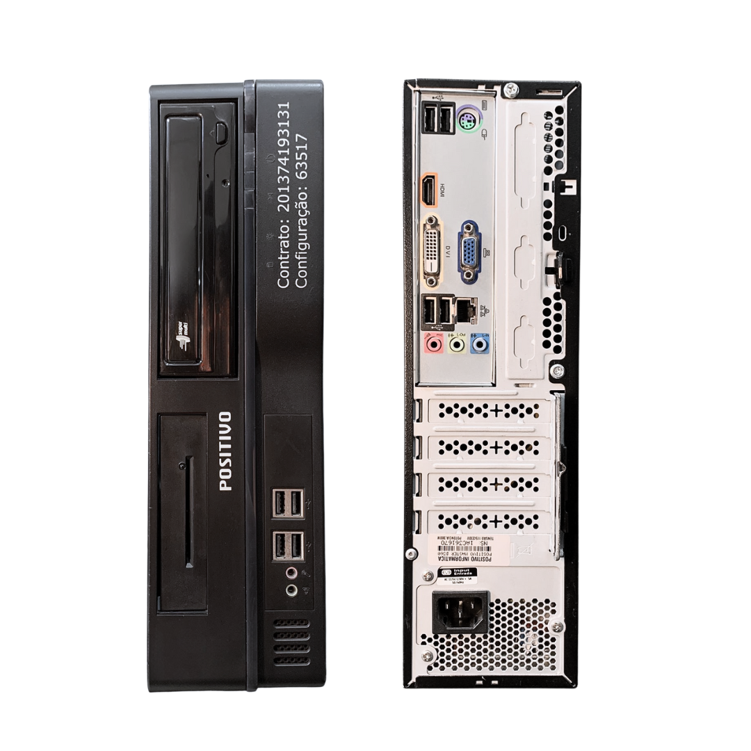 Cpu Desktop Positivo Master D360 I5-3330 4gb RAM 256gb SSD