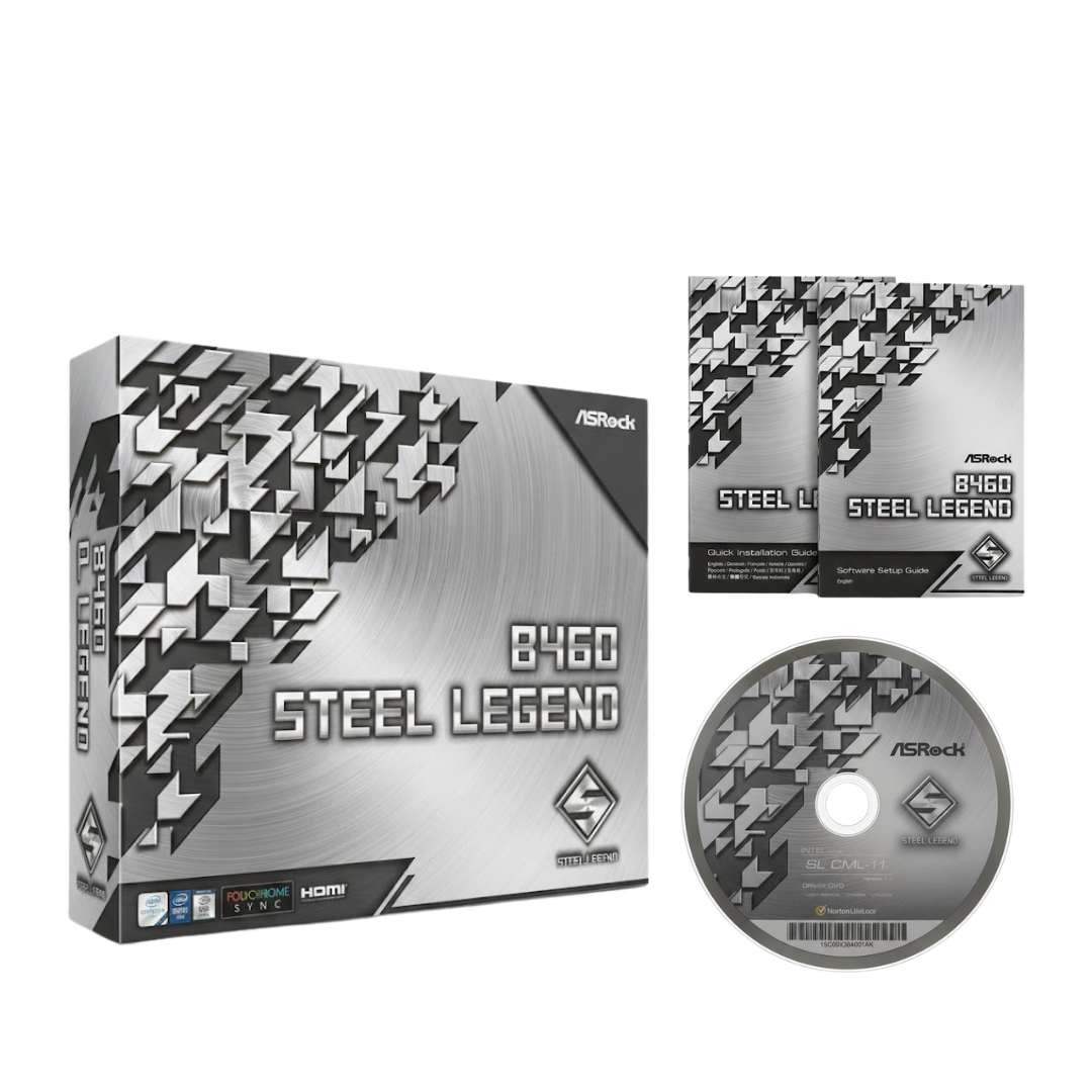 Placa Mãe Asrock B460 Steel Legend Lga 1200 Atx - Imagem 4